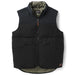 Zigzag Down Vest - Black