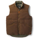 Zigzag Down Vest - Dark Earth