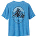 Men's Capilene Cool Daily Graphic Shirt - Lands - Chouinard Crest: Vessel Blue X-Dye