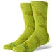 Icon Dye Crew Socks - Green