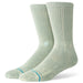 Icon Dye Crew Socks - Sea Green